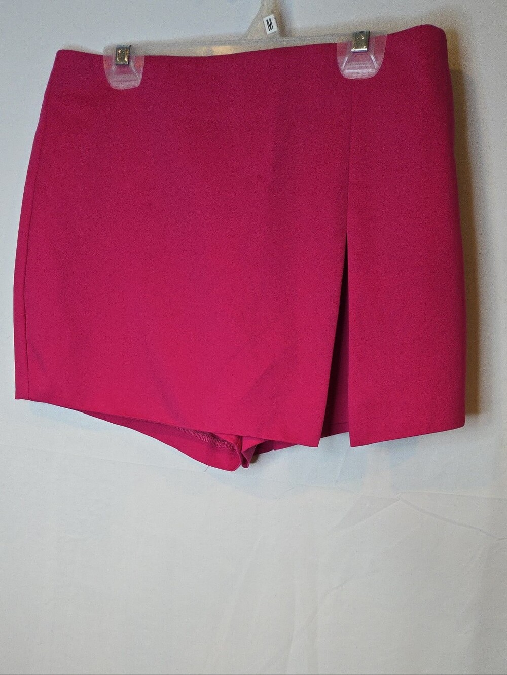 English Factory Women's S Hot Pink Skort Shorts Classic High-Waist Style